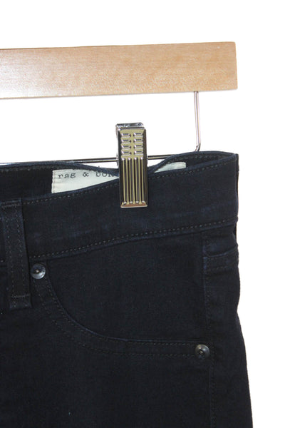 Rag & Bone Womens Black Skinny Jeans Size 25