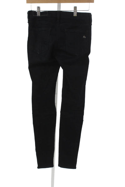 Rag & Bone Womens Black Skinny Jeans Size 25