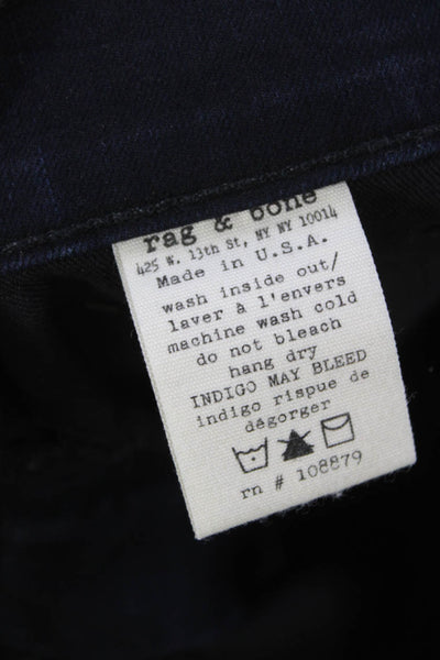 Rag & Bone Womens Black Skinny Jeans Size 25