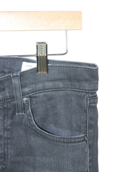 Rag & Bone Jean Womens Flared Black Jeans Size 25
