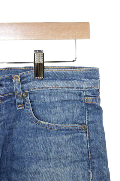 Rag & Bone Jean Womens Blue Cotton Cut-Off Shorts Size 25