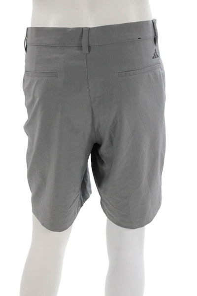 Adidas Mens Athletic Gray Shorts Recycled Polyester Size 36