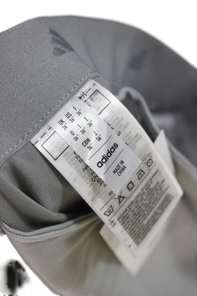 Adidas Mens Athletic Gray Shorts Recycled Polyester Size 36