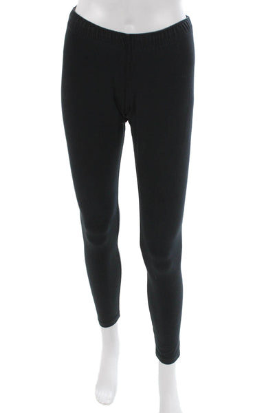 Nike Womens Ankle Leggings Black Cotton Blend Size M