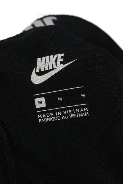 Nike Womens Ankle Leggings Black Cotton Blend Size M