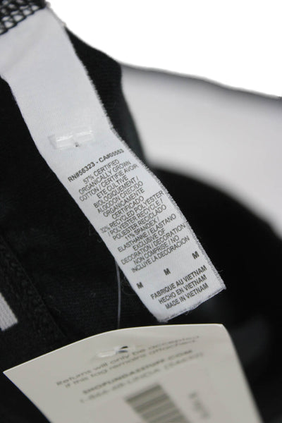 Nike Womens Ankle Leggings Black Cotton Blend Size M