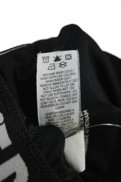 Nike Womens Ankle Leggings Black Cotton Blend Size M
