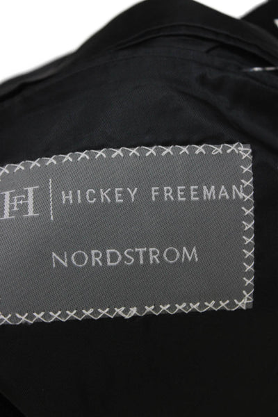 Hickey Freeman for Nordstrom Mens Blue Striped Wool Blazer Size 42