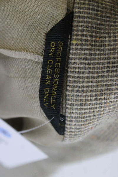 Fioravanti Mens Tweed Beige Blazer Size 40