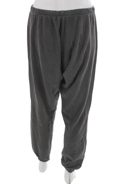 LNA Womens Gray Cotton Sweatpants Pull On Size M