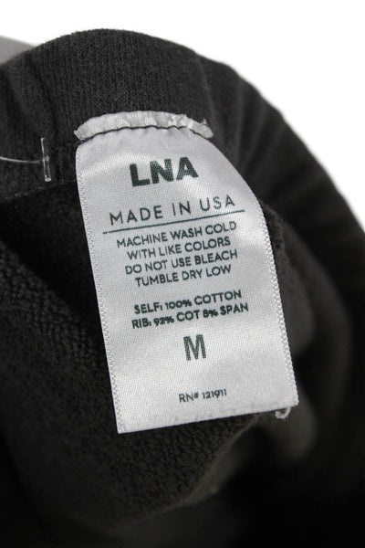 LNA Womens Gray Cotton Sweatpants Pull On Size M