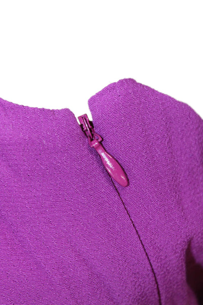 Kate Spade New York Women Shift Dress Purple Sleeveless Size XS