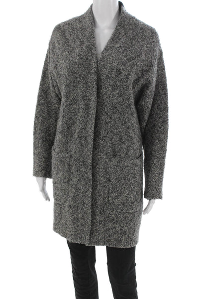 Rag & Bone Womens Cardigan Merino Wool V Neck Gray Long Sleeve Size 2XS