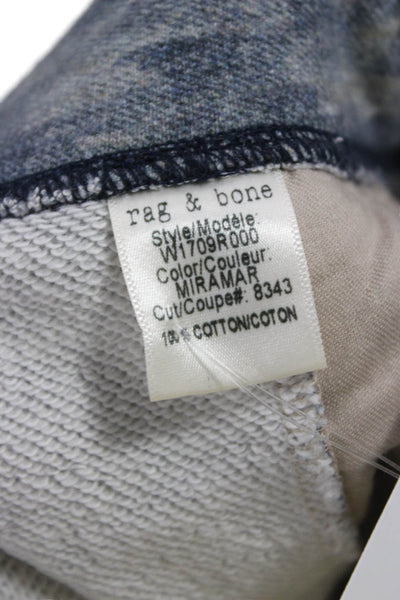Rag & Bone Jean Womens Ankle Jeans Blue Cotton Button Size 2XS