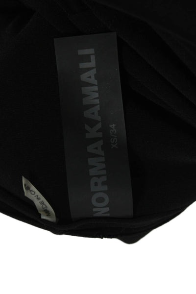 Norma Kamali Womens Black Strapless Bodycon Knee Length Dress Size XS