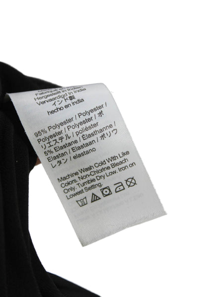 J Crew Womens Maxi Dress Black Keyhole Sleeveless Long Zip Size XS
