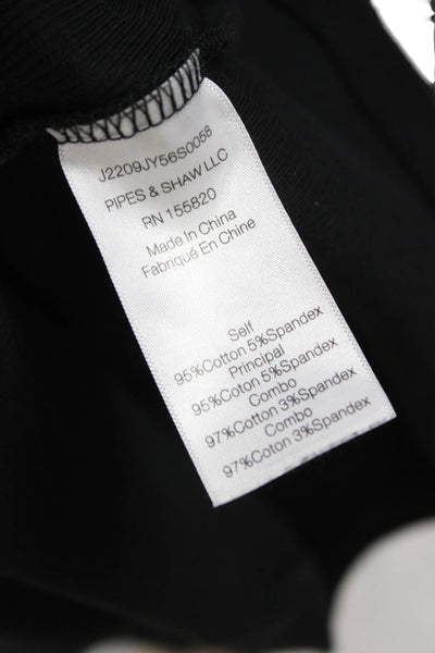 Veronica Beard Women Black Long Sleeve Crew Neck Blouse Size XS