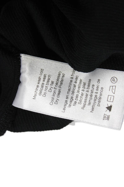 Veronica Beard Women Black Long Sleeve Crew Neck Blouse Size XS