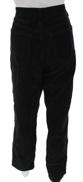 J Crew Womens Black Mid Rise Cotton Blend Jeans Tall Size 29