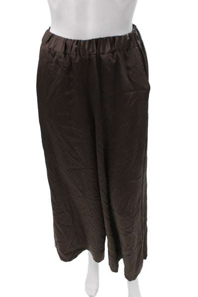 Toccin Womens Dress Pants Brown Pull On Size 2