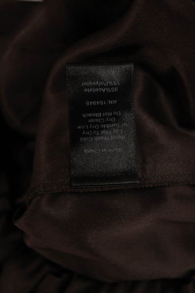Toccin Womens Dress Pants Brown Pull On Size 2