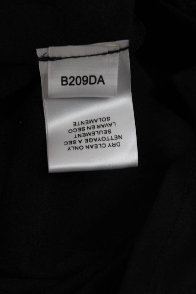 BCBG Max Azria Womens Fit & Flare Black Sleeveless Square Neck Long Dress Size 2