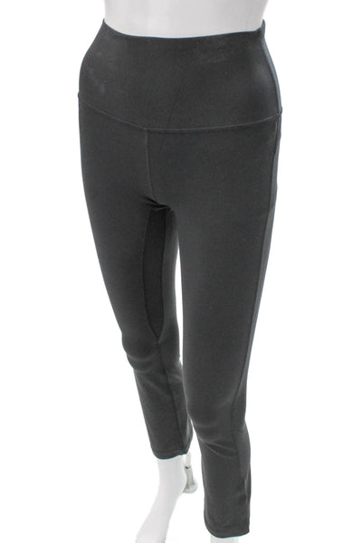 Lululemon Womens Ankle Leggings Black Polyester Size 4