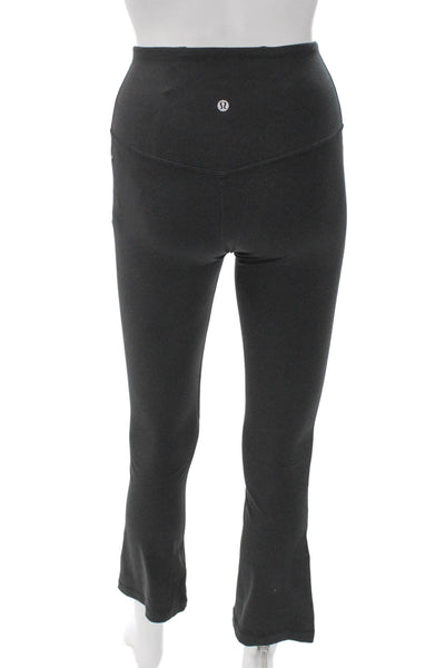 Lululemon Womens Ankle Leggings Black Polyester Size 4