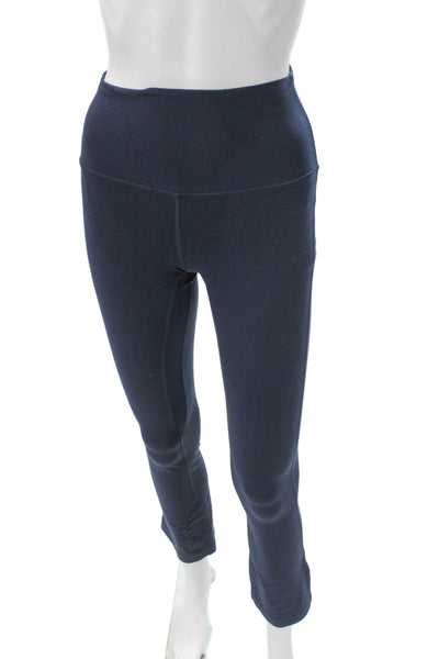 Lululemon Womens Blue Nylon Leggings Pull On Solid Size 4