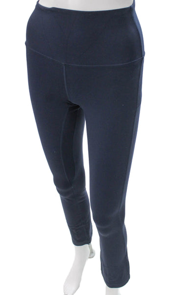 Lululemon Womens Blue Nylon Leggings Pull On Solid Size 4