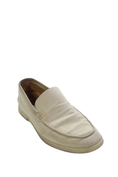 Loro Piana Womens Slide On Casual Loafers Nude Beige Size 41 11