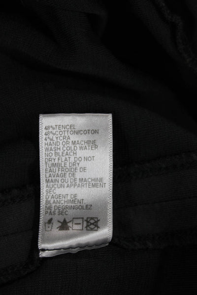 James Perse Womens Sheath Dress Gray Sleeveless Knee Length Tencel Size 2