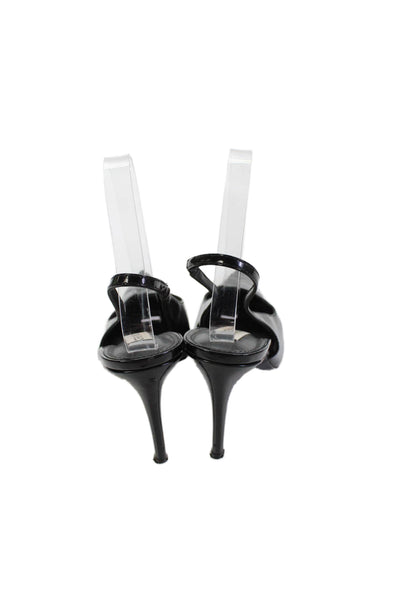 Steve Madden Womens Stiletto Heel Pointed Toe Slingback Pumps Black Size 8M