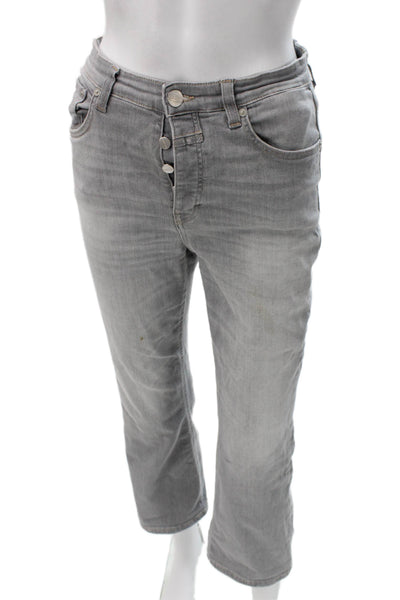 Closed Womens Cropped Gray Cotton Jeans Size 26