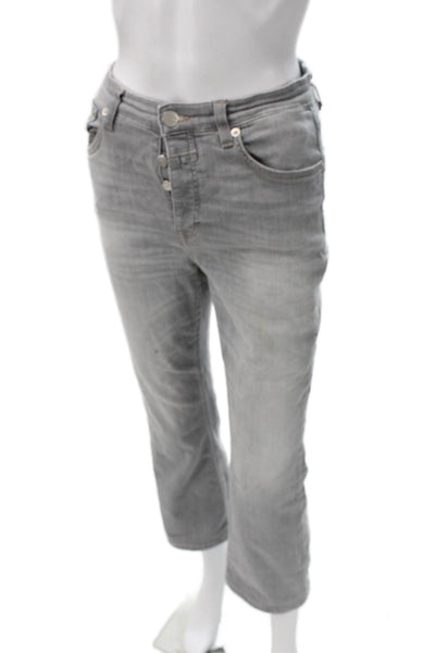 Closed Womens Cropped Gray Cotton Jeans Size 26