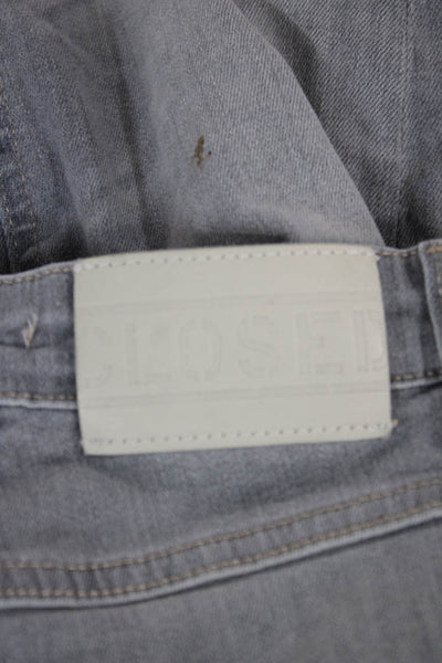 Closed Womens Cropped Gray Cotton Jeans Size 26