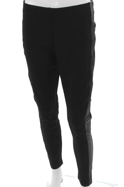 J Crew Women Dress Pants Black Viscose Zip Closure Size 8