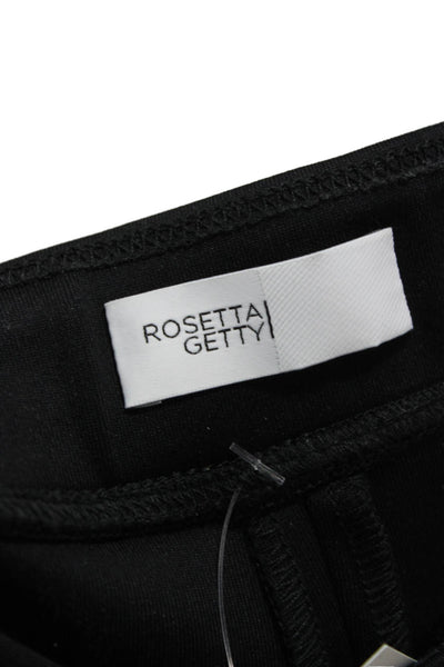Rosetta Getty Women Dress Pants Black Nylon Size S