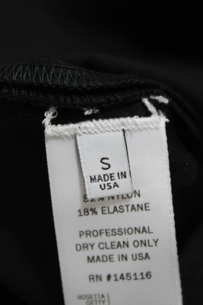 Rosetta Getty Women Dress Pants Black Nylon Size S