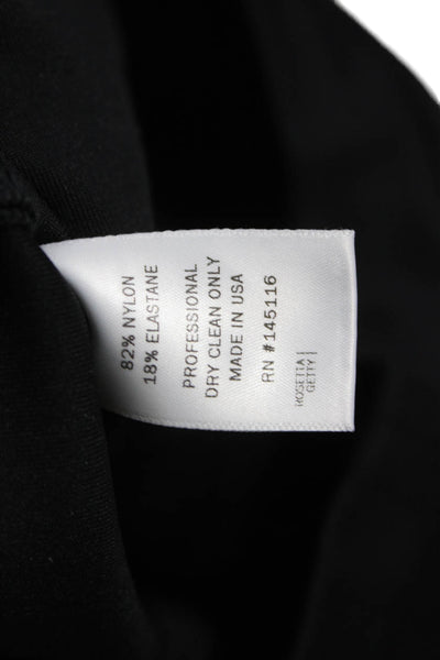 Rosetta Getty Women Dress Pants Black Nylon Size S