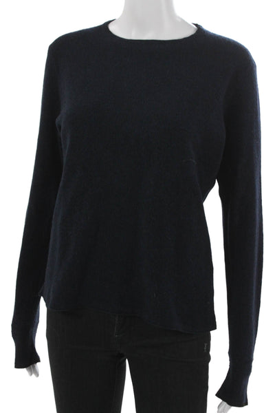 Rag & Bone Women Pullover Sweater Merino Wool Blue Crew Neck Long Sleeve Size L