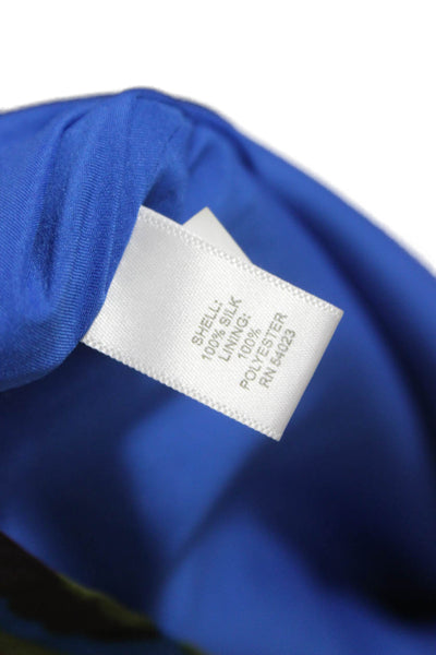 Banana Republic Trina Turk Women Shift Dress Blue Silk Size 0