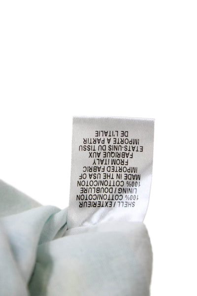 Milly Womens Multicolor Geometric Cotton Shift Dress Sleeveless Size 2