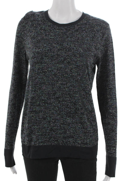 Lululemon Women Pullover Tee Multicolor Spotted Long Sleeve Size 6