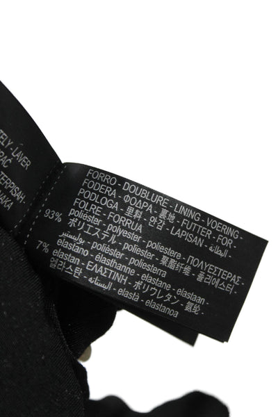 Zara Womens Maxi Dress Sleeveless Cowl Neck Black Size S