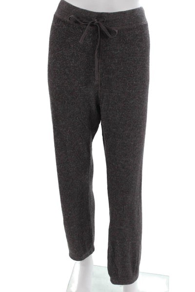 Dylan Women Gray Viscose Drawstring Sweatpants Size M