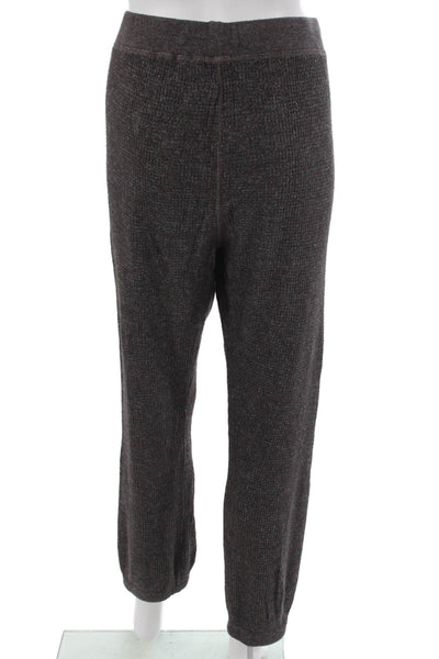 Dylan Women Gray Viscose Drawstring Sweatpants Size M