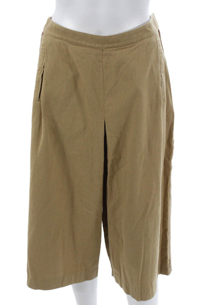 Billy Reid Women Culotte Pants Beige Cotton Size 4
