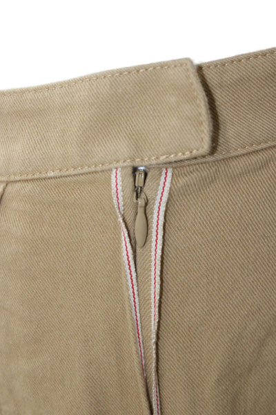 Billy Reid Women Culotte Pants Beige Cotton Size 4