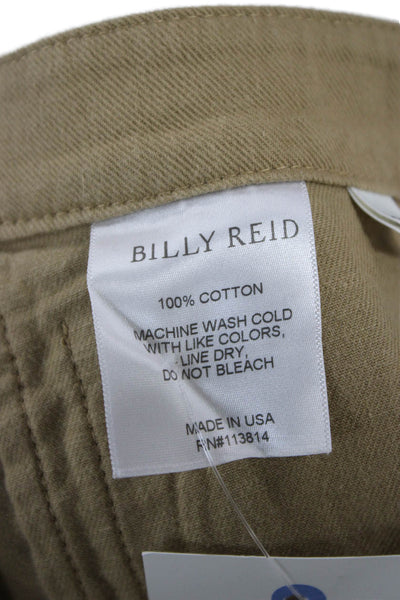 Billy Reid Women Culotte Pants Beige Cotton Size 4